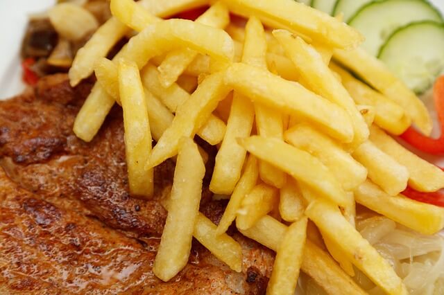 Steak friet uit foodtruck